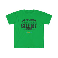 Thumbnail for Printify T-Shirt Irish Green / S Silent No More