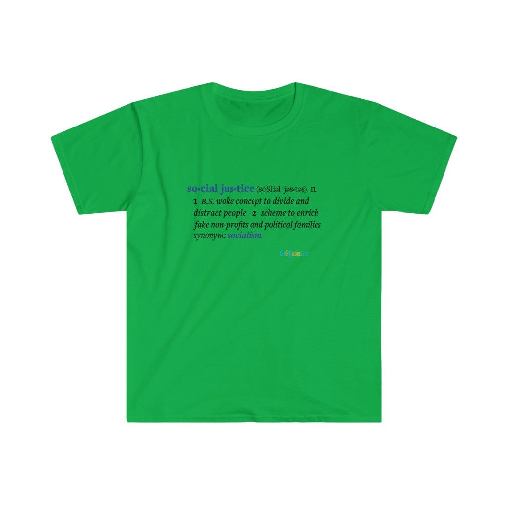Printify T-Shirt Irish Green / S Social Justice