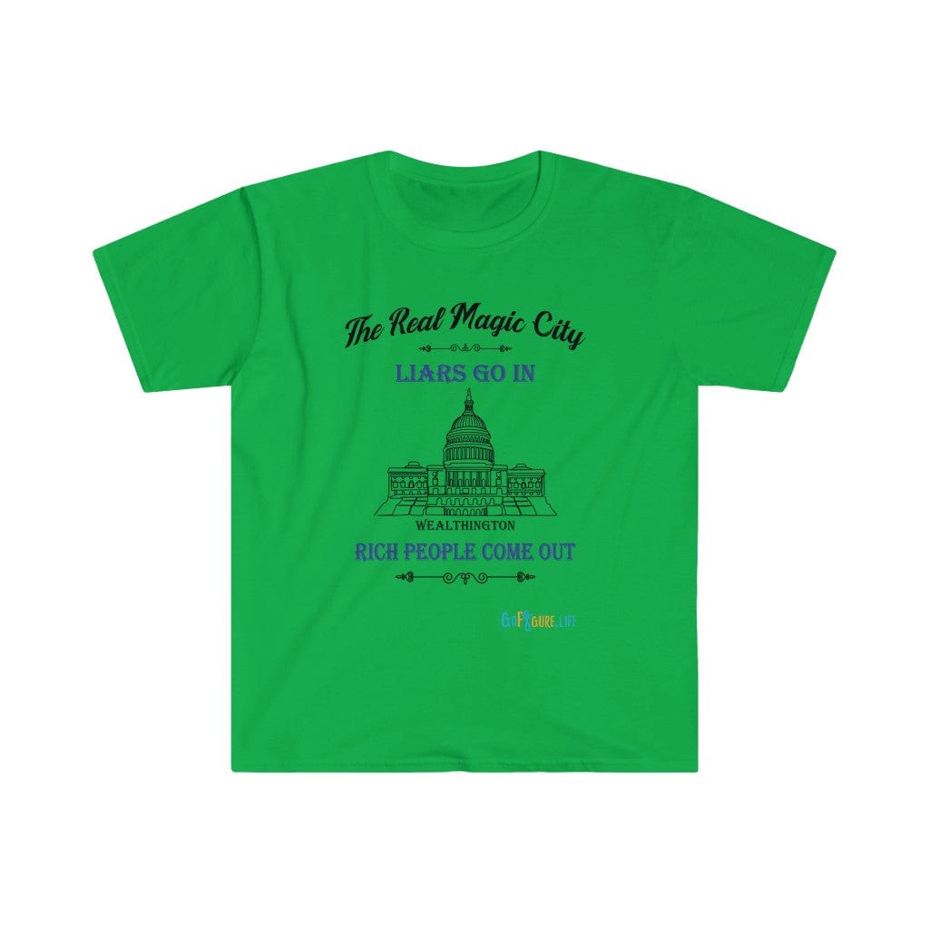 Printify T-Shirt Irish Green / S The Real Magic City