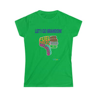 Thumbnail for Printify T-Shirt Irish Green / S Women's -Brandon Thumbs Down