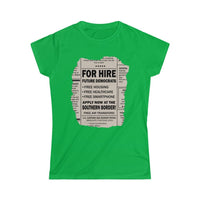 Thumbnail for Printify T-Shirt Irish Green / S Women's - Democrats for Hire