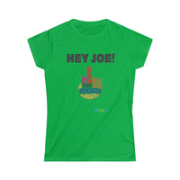 Thumbnail for Printify T-Shirt Irish Green / S Women's - Hey Joe Middle Finger