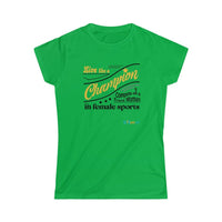 Thumbnail for Printify T-Shirt Irish Green / S Women's - Live like a Champion
