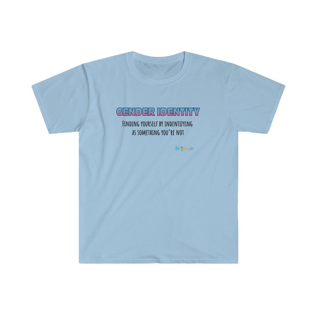 Printify T-Shirt Light Blue / S Finding Yourself