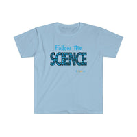 Thumbnail for Printify T-Shirt Light Blue / S Follow the Science