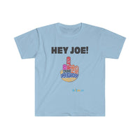 Thumbnail for Printify T-Shirt Light Blue / S Hey Joe Middle Finger