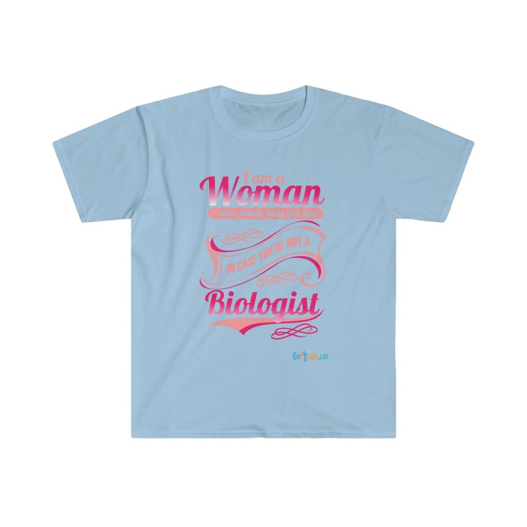 Printify T-Shirt Light Blue / S I am a Woman - fancy