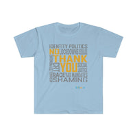 Thumbnail for Printify T-Shirt Light Blue / S No Thank You