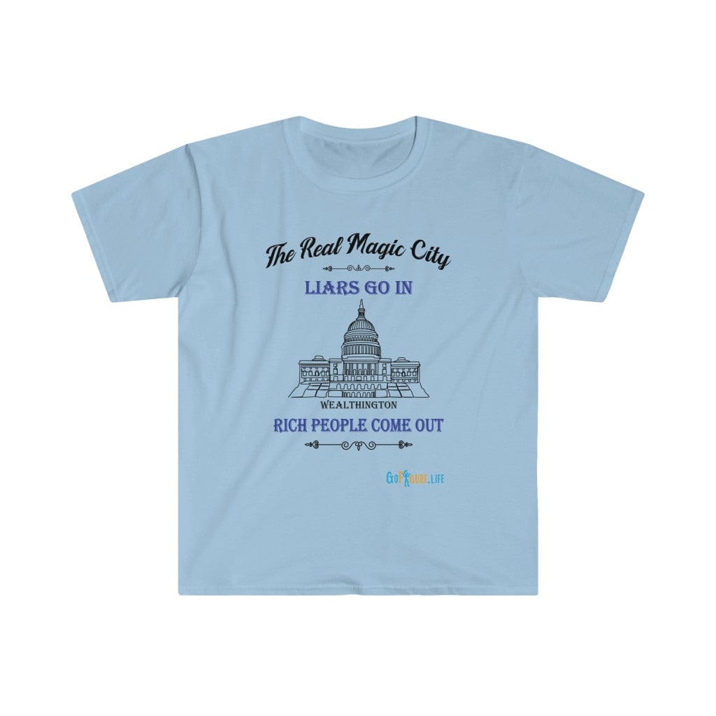 Printify T-Shirt Light Blue / S The Real Magic City