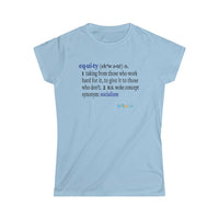 Thumbnail for Printify T-Shirt Light Blue / S Women's -Equity Defined