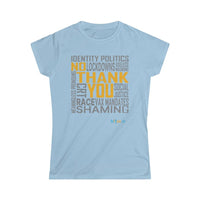 Thumbnail for Printify T-Shirt Light Blue / S Women's - No Thank You