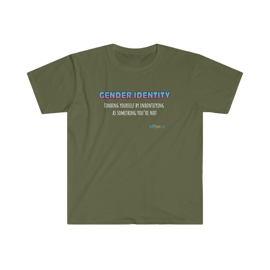 Printify T-Shirt Military Green / S Finding Yourself