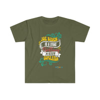 Thumbnail for Printify T-Shirt Military Green / S Joe is Birthing Person Copulator