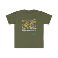 Thumbnail for Printify T-Shirt Military Green / S Live like a Champion