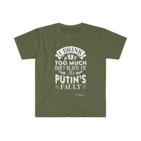 Thumbnail for Printify T-Shirt Military Green / S Putin's Fault