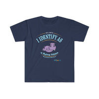 Thumbnail for Printify T-Shirt Navy / S Identify as a flying Hippo!