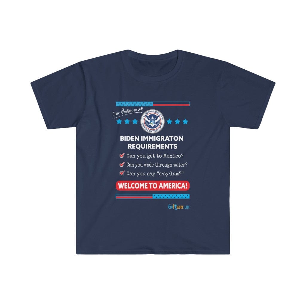 Printify T-Shirt Navy / S Immigration Requirements