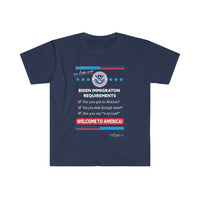 Thumbnail for Printify T-Shirt Navy / S Immigration Requirements