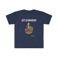 Thumbnail for Printify T-Shirt Navy / S Let’s go Brandon!