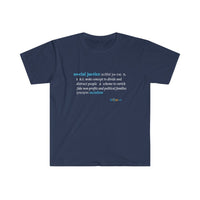 Thumbnail for Printify T-Shirt Navy / S Social Justice