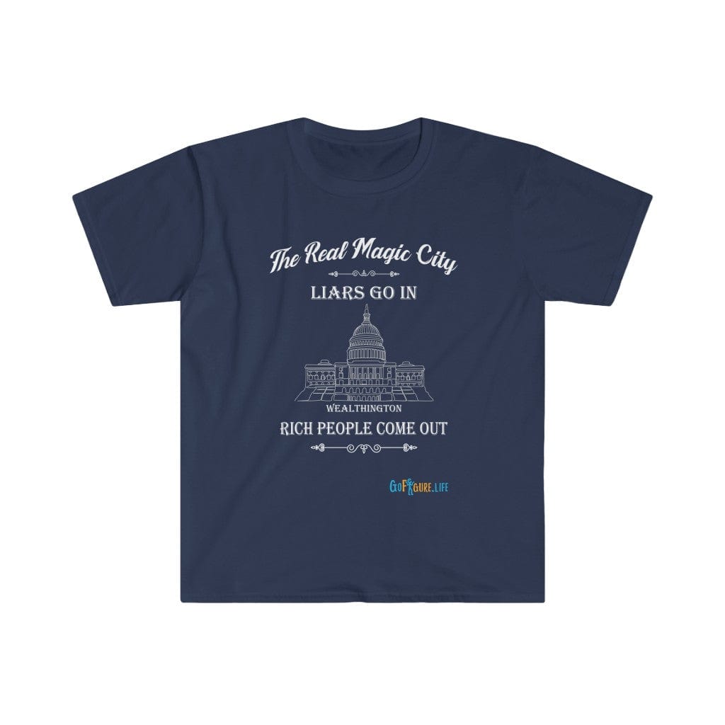 Printify T-Shirt Navy / S The Real Magic City