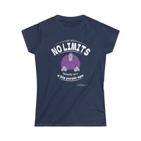 Thumbnail for Printify T-Shirt Navy / S Women's - Identify as a Purple Ape