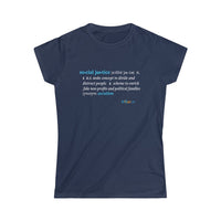 Thumbnail for Printify T-Shirt Navy / S Women's - Social Justice
