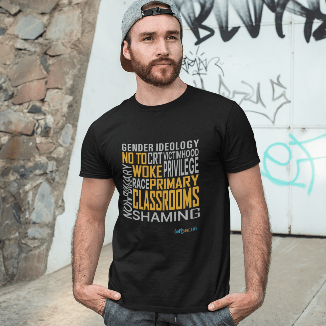 Printify T-Shirt NO to Woke Classrooms