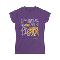 Thumbnail for Printify T-Shirt Purple / S No Woke Classrooms