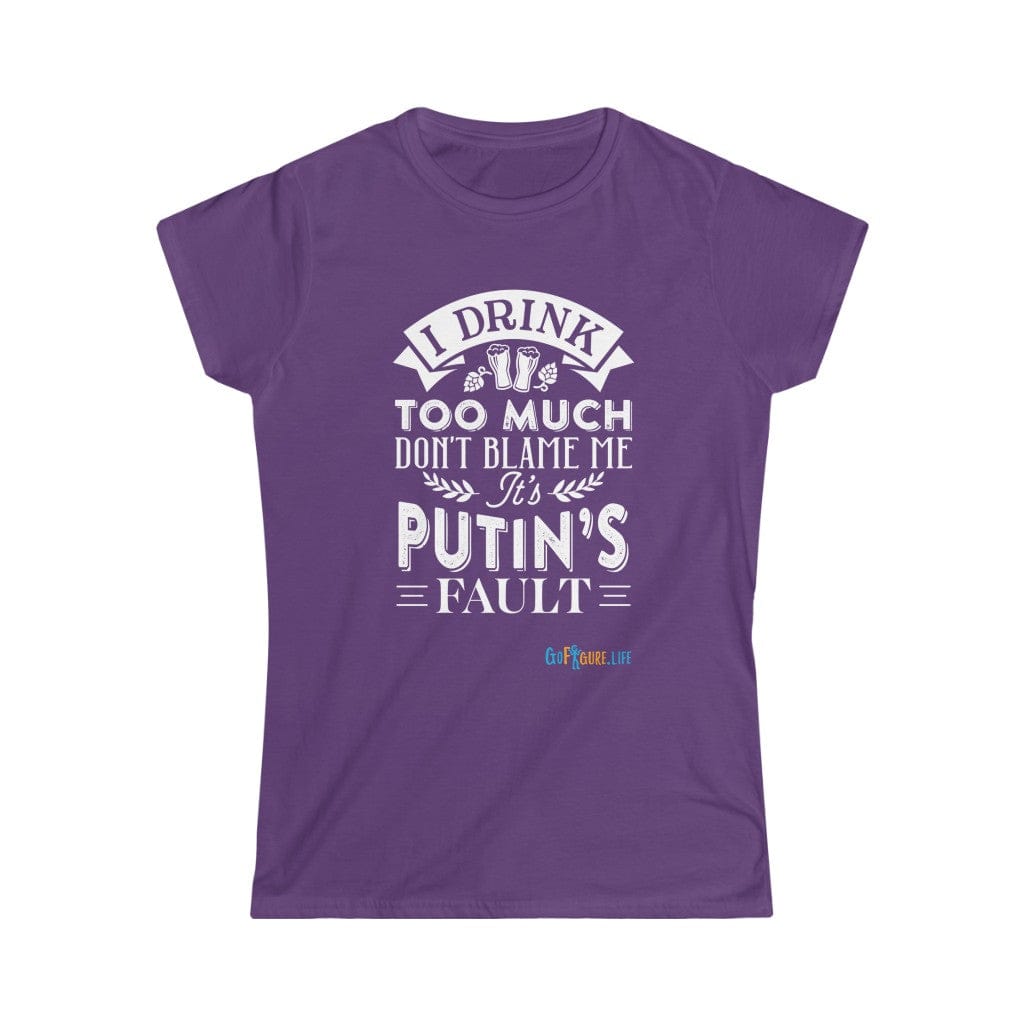 Printify T-Shirt Purple / S Putin's Fault