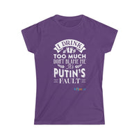 Thumbnail for Printify T-Shirt Purple / S Putin's Fault