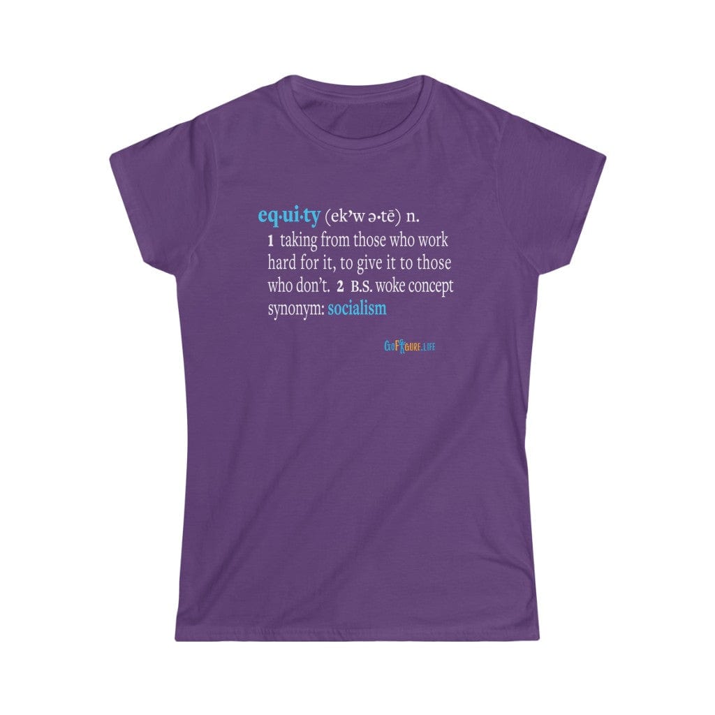 Printify T-Shirt Purple / S Women's -Equity Defined