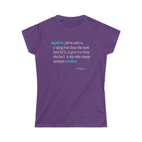 Thumbnail for Printify T-Shirt Purple / S Women's -Equity Defined