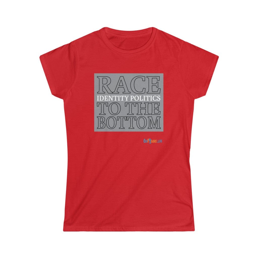 Printify T-Shirt Red / L Womens - Race to the Bottom