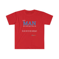 Thumbnail for Printify T-Shirt Red / S I am a Man