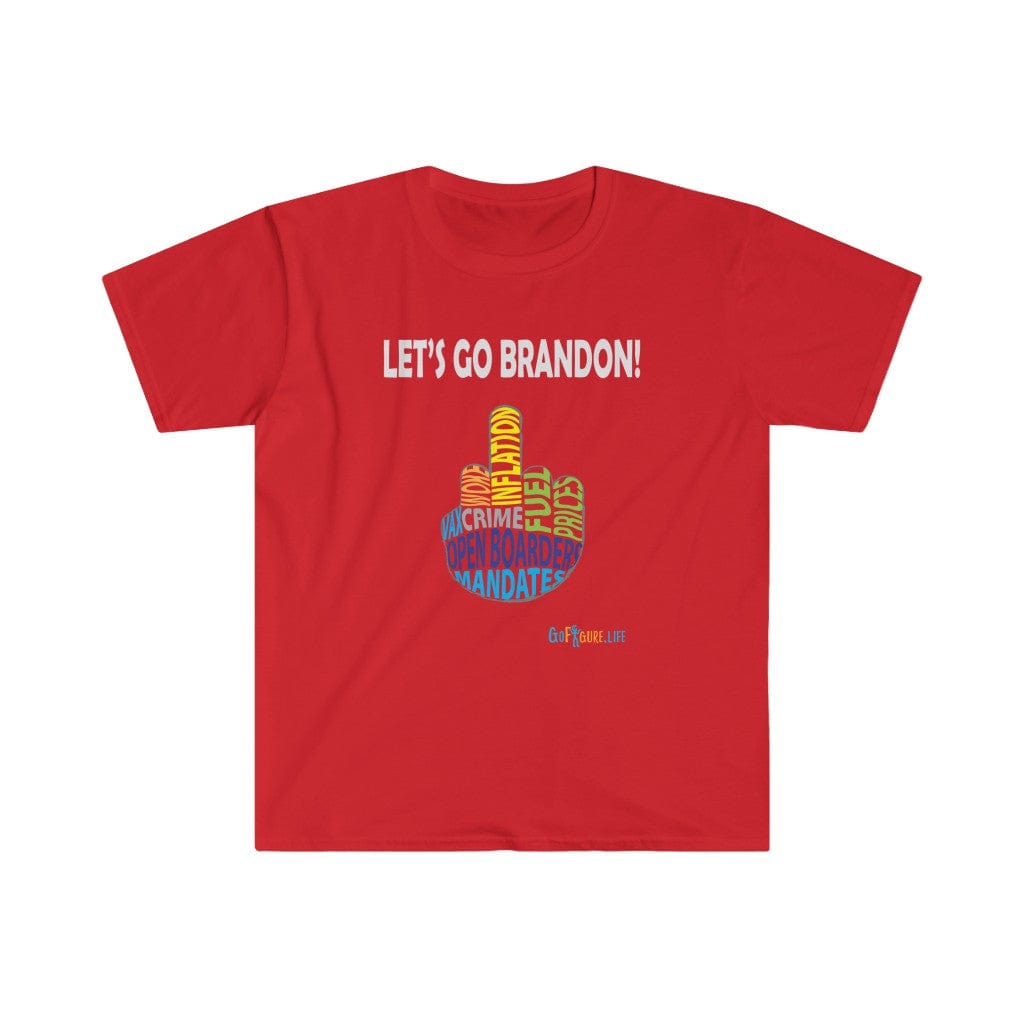 Printify T-Shirt Red / S Let’s go Brandon!