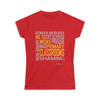 Thumbnail for Printify T-Shirt Red / S No Woke Classrooms