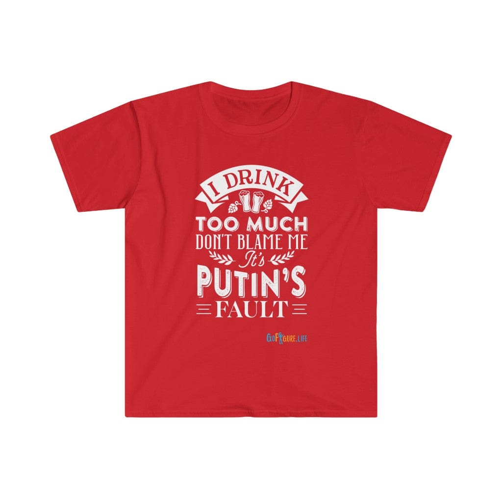 Printify T-Shirt Red / S Putin's Fault