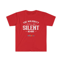 Thumbnail for Printify T-Shirt Red / S Silent No More