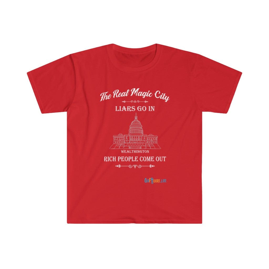 Printify T-Shirt Red / S The Real Magic City