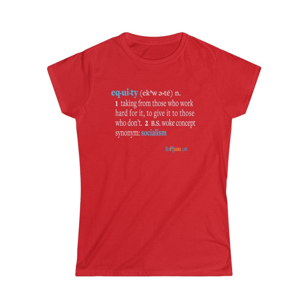 Printify T-Shirt Red / S Women's -Equity Defined