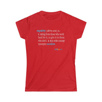 Thumbnail for Printify T-Shirt Red / S Women's -Equity Defined