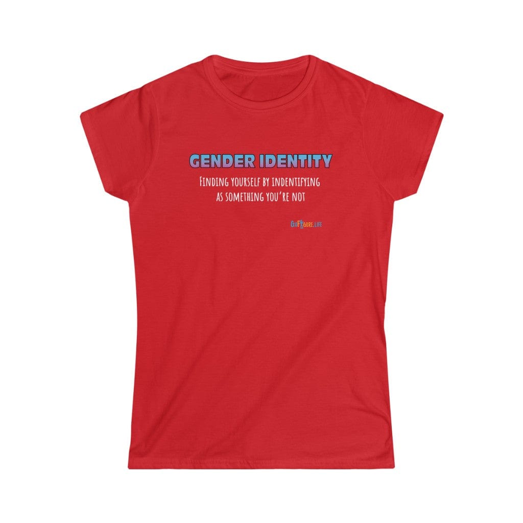 Printify T-Shirt Red / S Women's - Finding Yourself