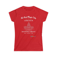 Thumbnail for Printify T-Shirt Red / S Women's - The Real Magic City