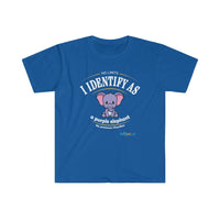 Thumbnail for Printify T-Shirt Royal / L Identify as a Purple Elephant!