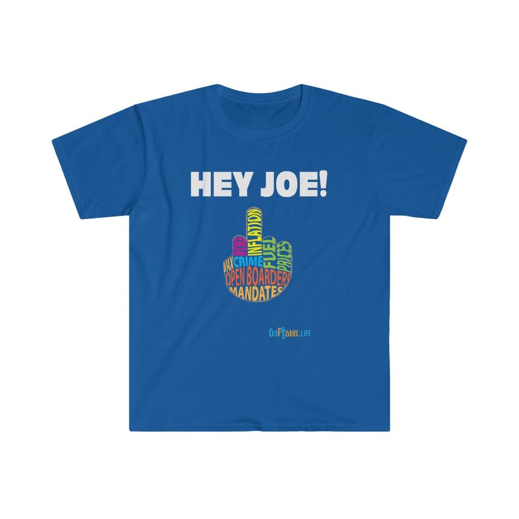 Printify T-Shirt Royal / S Hey Joe Middle Finger