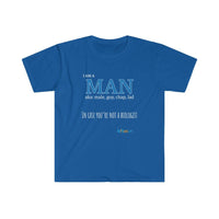 Thumbnail for Printify T-Shirt Royal / S I am a Man