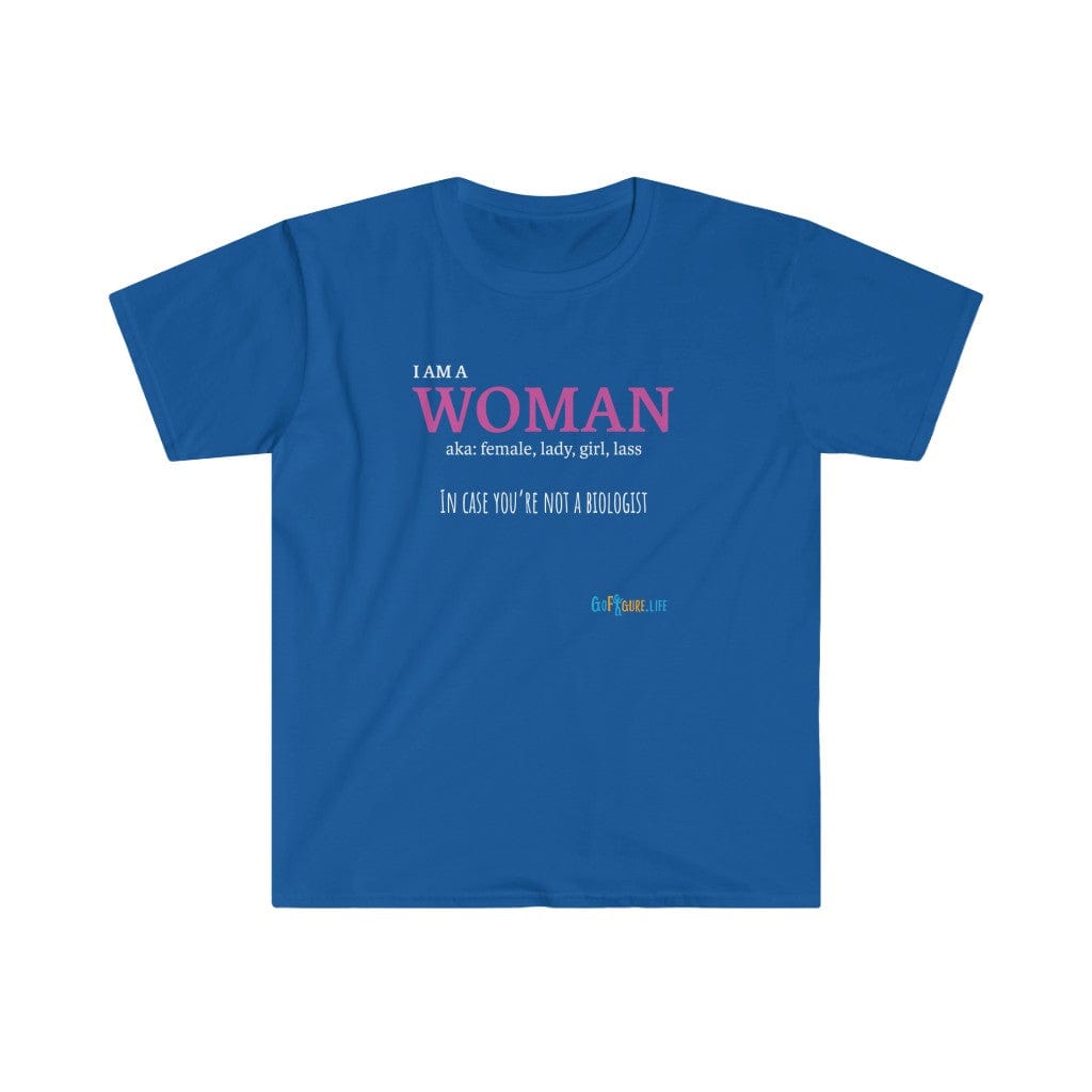 Printify T-Shirt Royal / S I am a Woman - simple