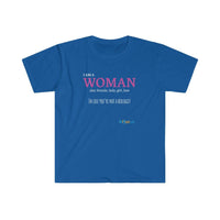 Thumbnail for Printify T-Shirt Royal / S I am a Woman - simple
