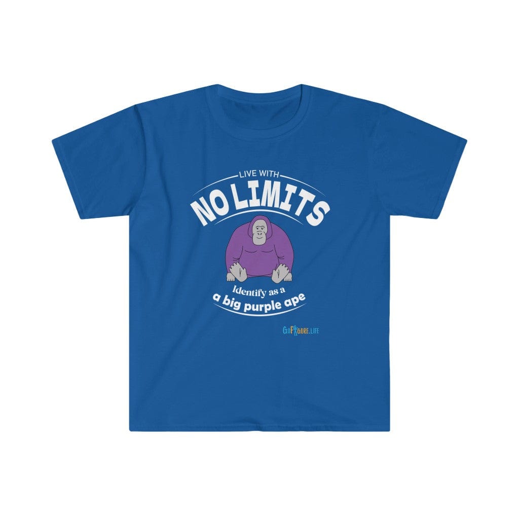 Printify T-Shirt Royal / S Identify Purple Ape